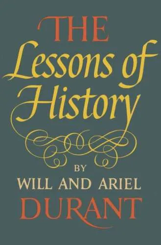Cover The Lessons of History