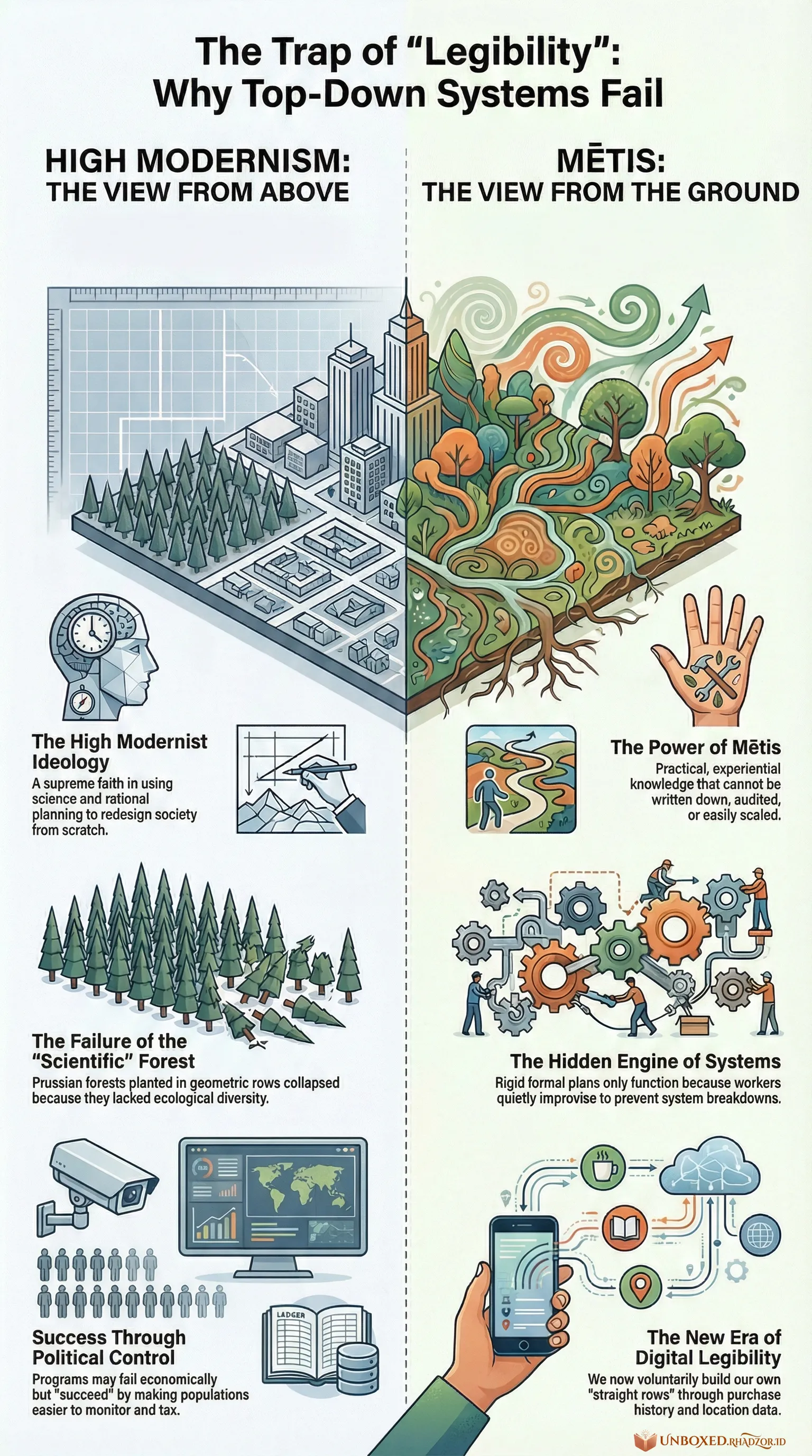 Seeing Like a State infographic in English
