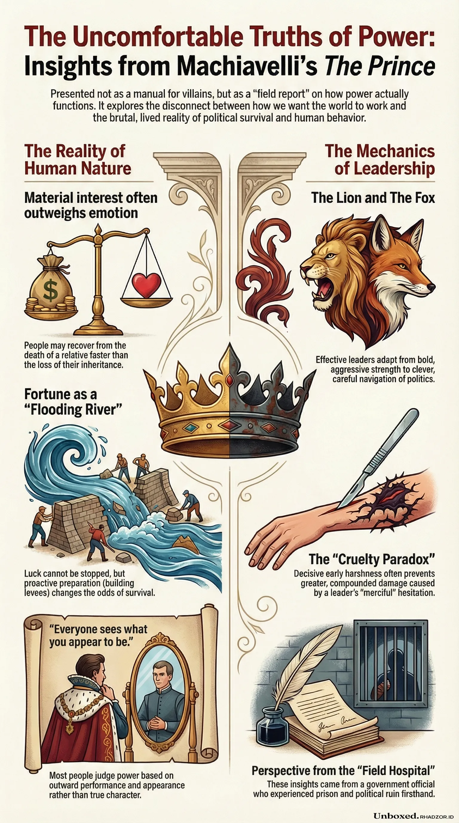 The Prince infographic in English