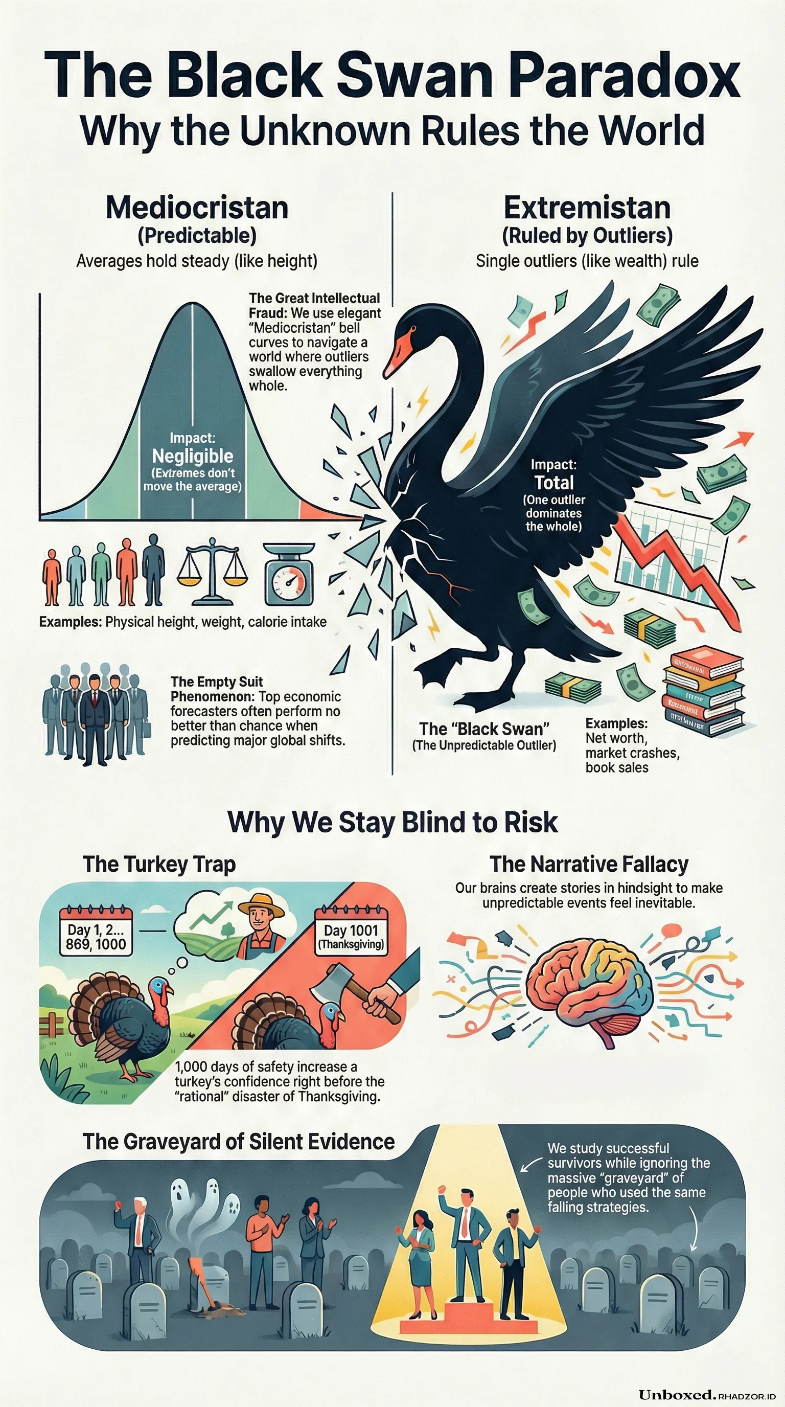 The Black Swan infographic in English